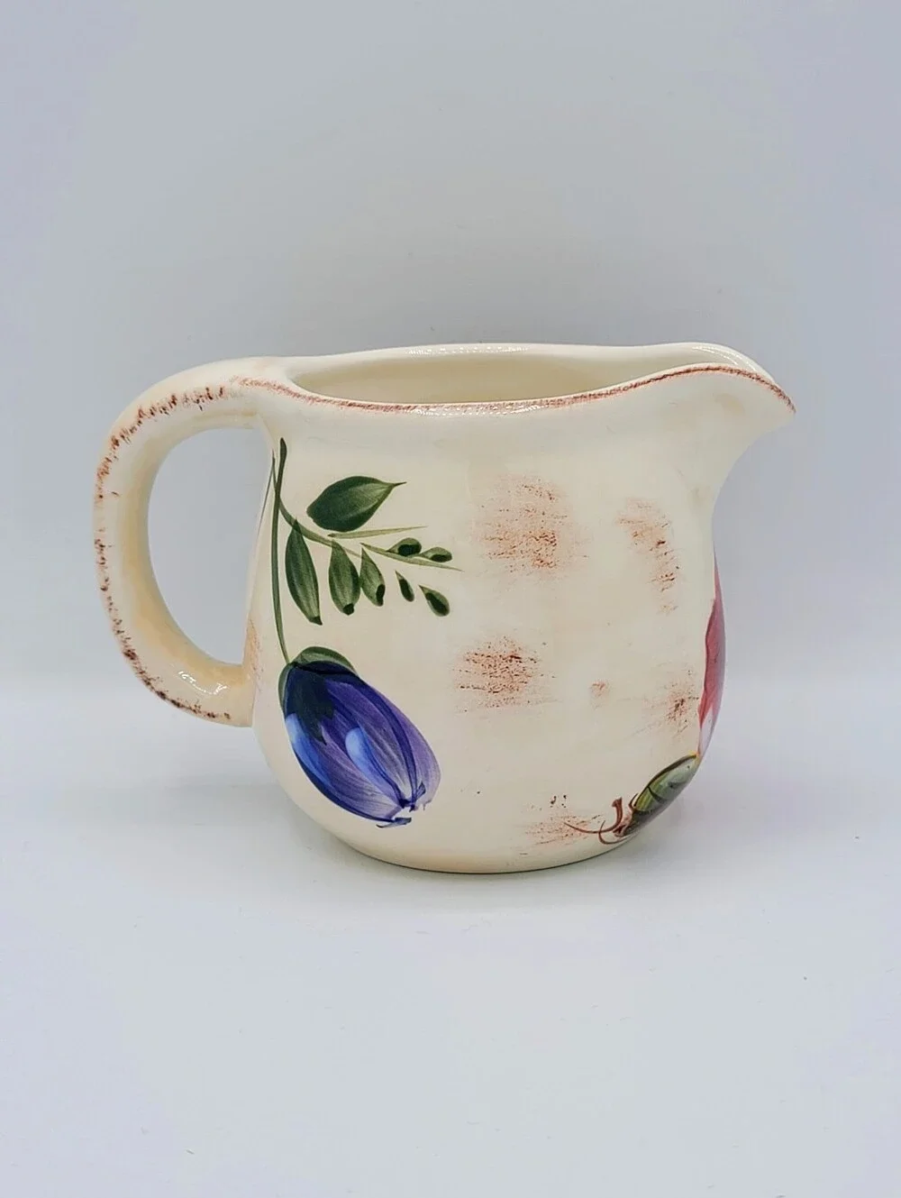 Vintage Floral Teapot Creamer Set Cottagecore Farmhouse Shabby Chic Country Tea